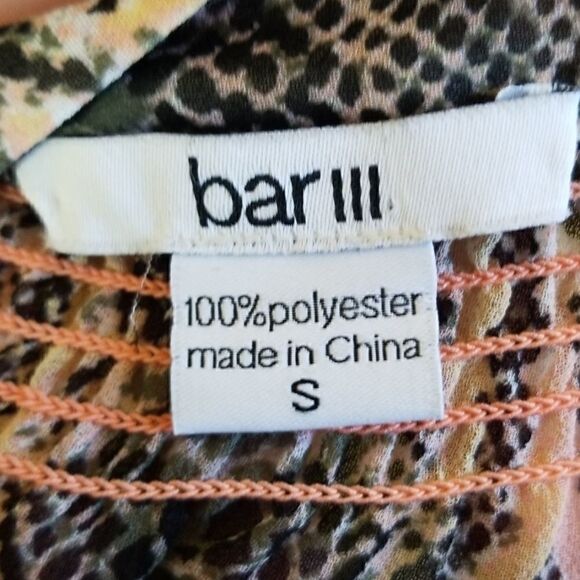 Bar III Long Sleeve Sheer Top - Picture 7 of 7